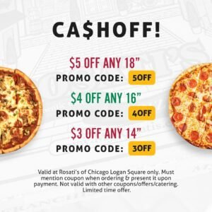 Rosati's Pizza Deals &amp; Coupons: Enjoy Your Favorite Pizza