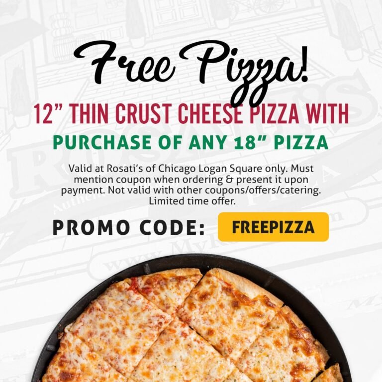 Rosati's Pizza Deals &amp; Coupons: Enjoy Your Favorite Pizza