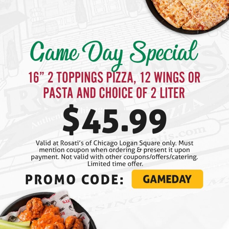 Rosati's Pizza Deals &amp; Coupons: Enjoy Your Favorite Pizza